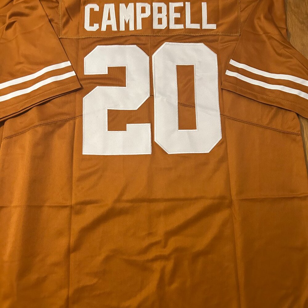 Nike TEXAS LONGHORNS EARL CAMPBELL Men's JERSEY Sz M,L,XL,2XL New with tags - Picture 5 of 7